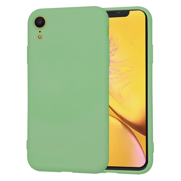 Husa de protectie Techsuit SoftFlex compatibila cu Apple iPhone XR, acoperire spate, verde menta