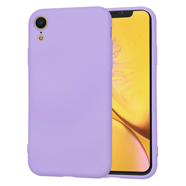 Husa de protectie Techsuit SoftFlex compatibila cu Apple iPhone XR, acoperire spate, violet