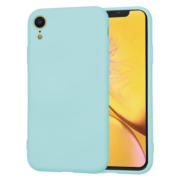 Husa de protectie Techsuit SoftFlex compatibila cu Apple iPhone XR, acoperire spate, albastru deschis