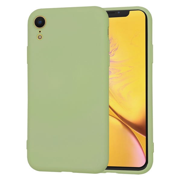 Husa de protectie Techsuit SoftFlex compatibila cu Apple iPhone XR, acoperire spate, verde kaki