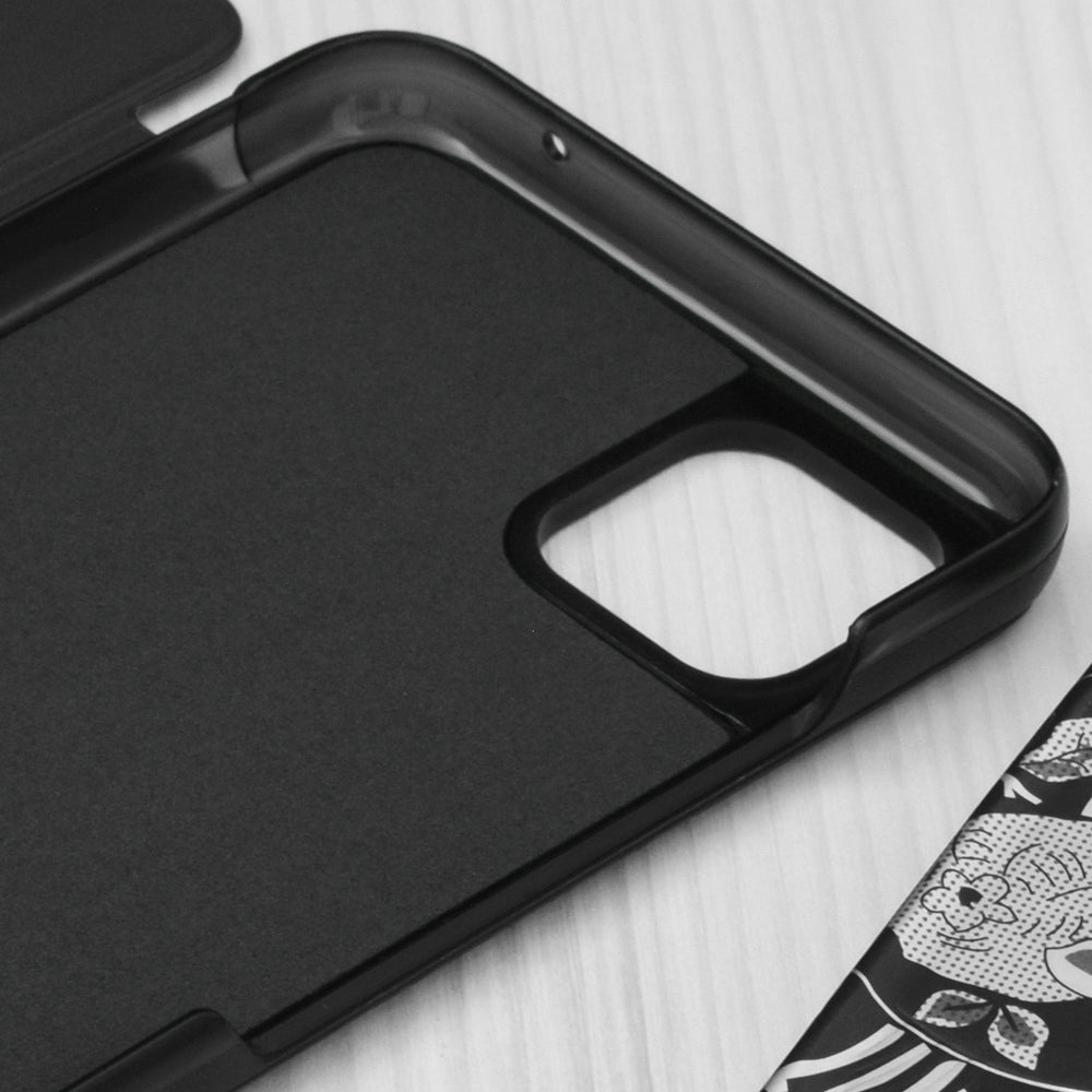 Husa de protectie Techsuit eFold Series compatibila cu Samsung Galaxy A22 5G, acoperire spate, negru