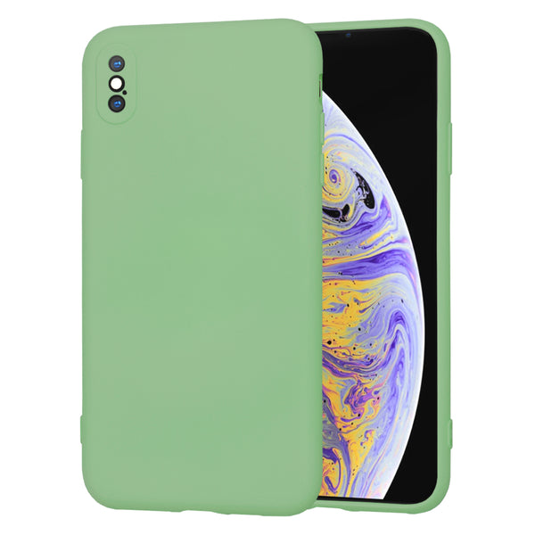 Husa de protectie Techsuit SoftFlex compatibila cu Apple iPhone XS Max, acoperire spate, verde menta