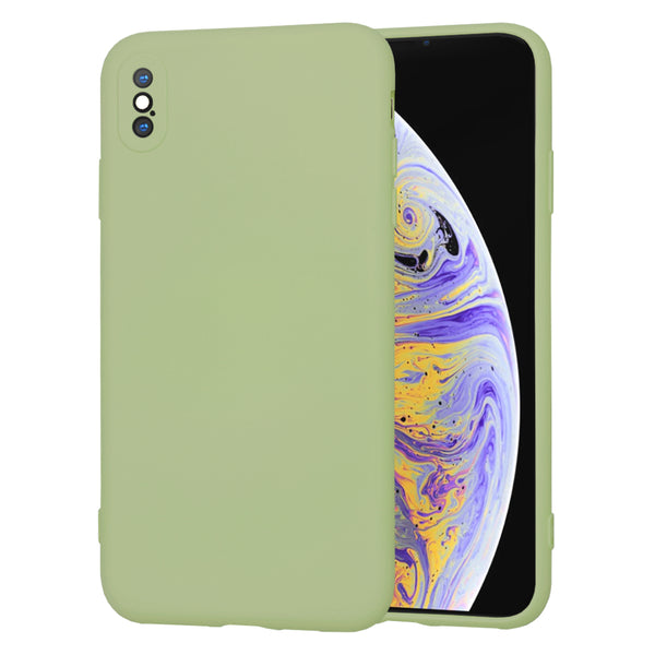 Husa de protectie Techsuit SoftFlex compatibila cu Apple iPhone XS Max, acoperire spate, verde kaki