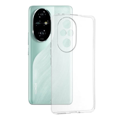 Husa de protectie Techsuit Clear Silicone compatibila cu Honor 200 Pro, acoperire spate, transparent