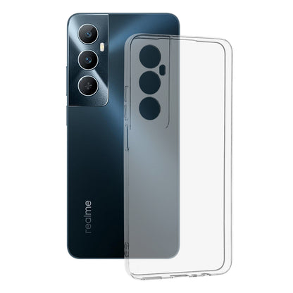 Husa de protectie Techsuit Clear Silicone compatibila cu Realme C65, acoperire spate, transparent
