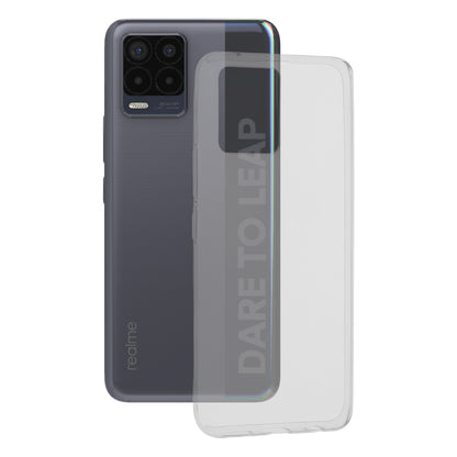 Husa de protectie Techsuit Clear Silicone compatibila cu Realme 8 5G, acoperire spate, transparent