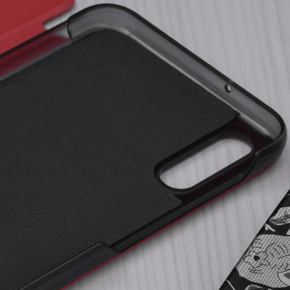 Husa de protectie Techsuit eFold Series compatibila cu Samsung Galaxy A05s, acoperire spate, rosu