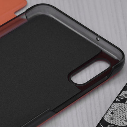 Husa de protectie Techsuit eFold Series compatibila cu Samsung Galaxy A05s, acoperire spate, oranj