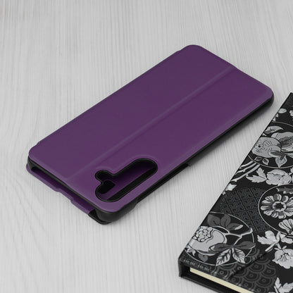 Husa de protectie Techsuit eFold Series compatibila cu Samsung Galaxy M55, acoperire spate, mov