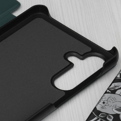 Husa de protectie Techsuit eFold Series compatibila cu Samsung Galaxy M55, acoperire spate, verde inchis