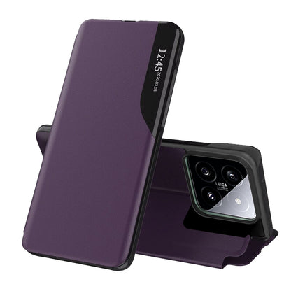 Husa de protectie Techsuit eFold Series compatibila cu Xiaomi 14, acoperire spate, mov