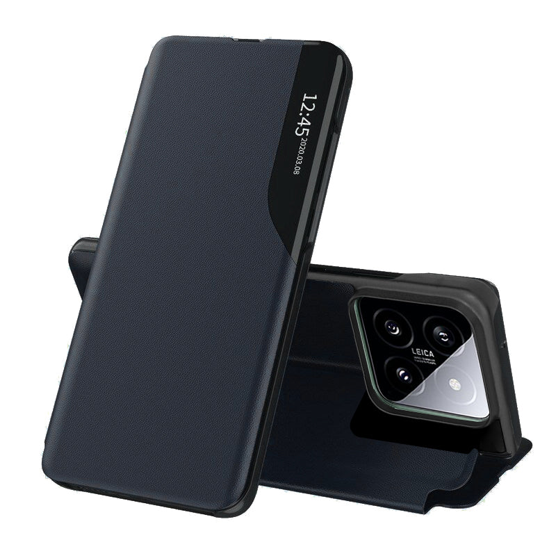 Husa de protectie Techsuit eFold Series compatibila cu Xiaomi 14, acoperire spate, albastru