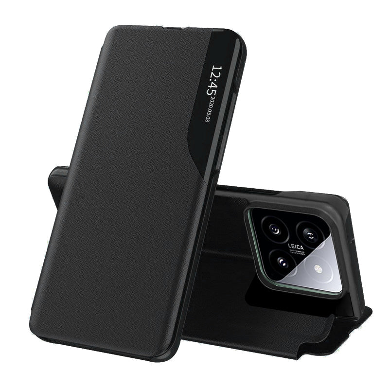 Husa de protectie Techsuit eFold Series compatibila cu Xiaomi 14, acoperire spate, negru