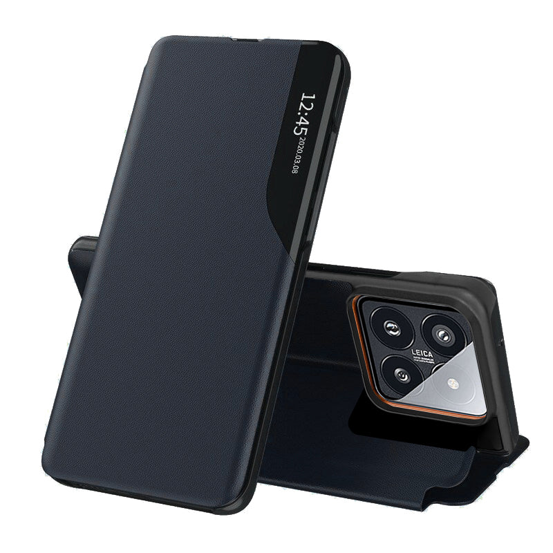 Husa de protectie Techsuit eFold Series compatibila cu Xiaomi 14 Pro, acoperire spate, albastru