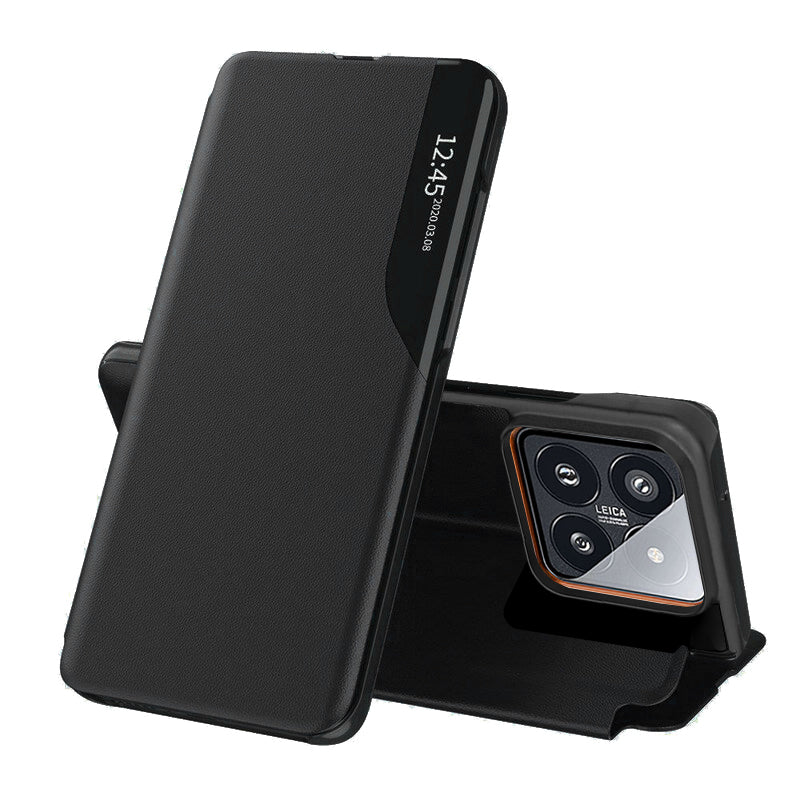 Husa de protectie Techsuit eFold Series compatibila cu Xiaomi 14 Pro, acoperire spate, negru
