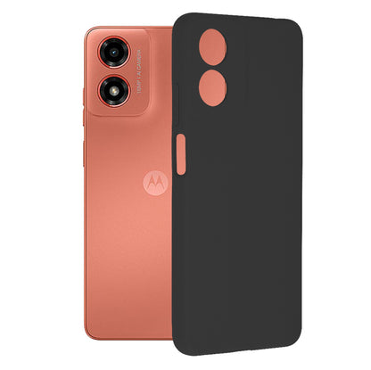 Husa de protectie Techsuit Soft Edge Silicone compatibila cu Motorola Moto G04, acoperire spate, negru