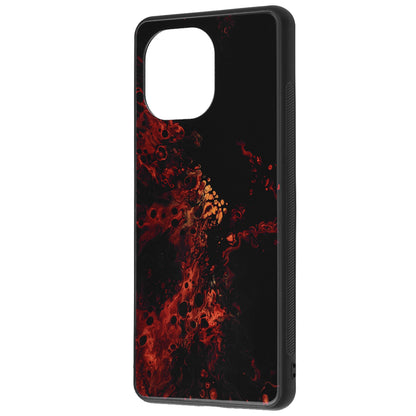 Husa de protectie Techsuit Glaze Series compatibila cu Xiaomi Mi 11, acoperire spate, Red Nebula
