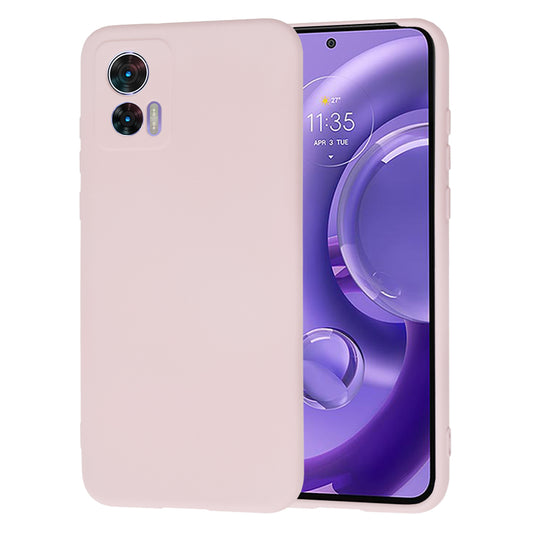 Husa de protectie Techsuit SoftFlex compatibila cu Motorola Edge 30 Neo, acoperire spate, roz pudra