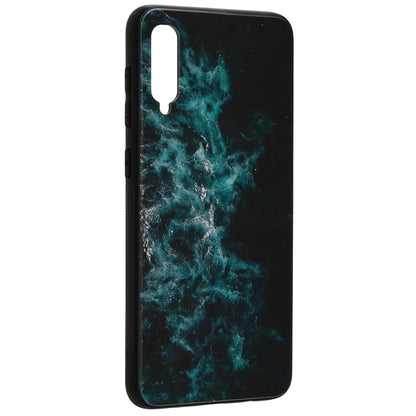 Husa de protectie Techsuit Glaze Series compatibila cu Samsung Galaxy A34 5G, acoperire spate, Blue Nebula