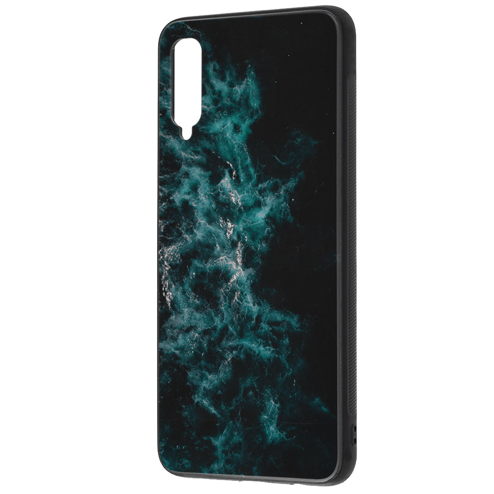 Husa de protectie Techsuit Glaze Series compatibila cu Samsung Galaxy A34 5G, acoperire spate, Blue Nebula