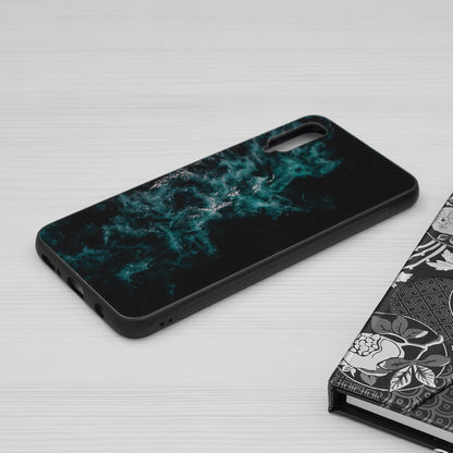 Husa de protectie Techsuit Glaze Series compatibila cu Samsung Galaxy A34 5G, acoperire spate, Blue Nebula