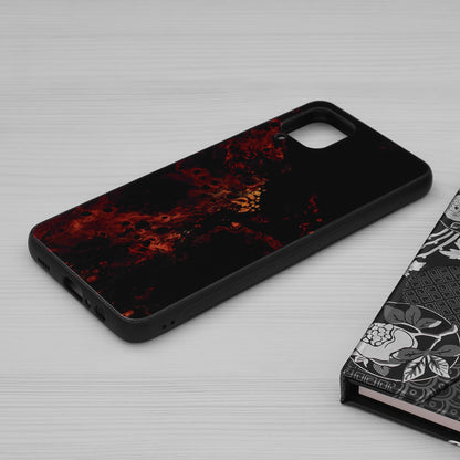 Husa de protectie Techsuit Glaze Series compatibila cu Samsung Galaxy A05s, acoperire spate, Red Nebula