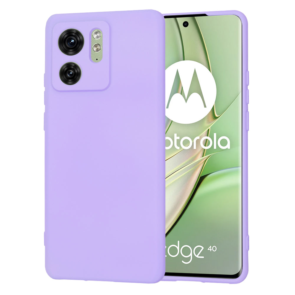 Husa de protectie Techsuit SoftFlex compatibila cu Motorola Edge 40, acoperire spate, violet
