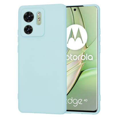 Husa de protectie Techsuit SoftFlex compatibila cu Motorola Edge 40, acoperire spate, albastru deschis