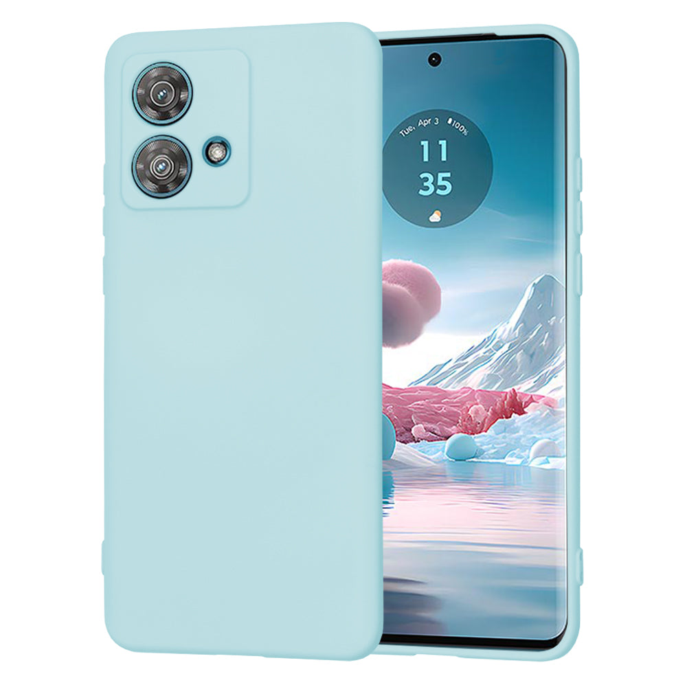 Husa de protectie Techsuit SoftFlex compatibila cu Motorola Edge 40 Neo, acoperire spate, albastru deschis