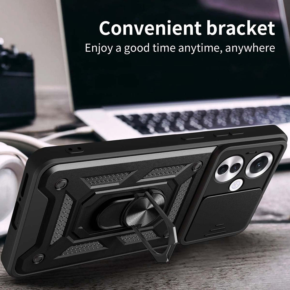 Husa de protectie Techsuit CamShield Series compatibila cu Honor 100, acoperire spate, verde