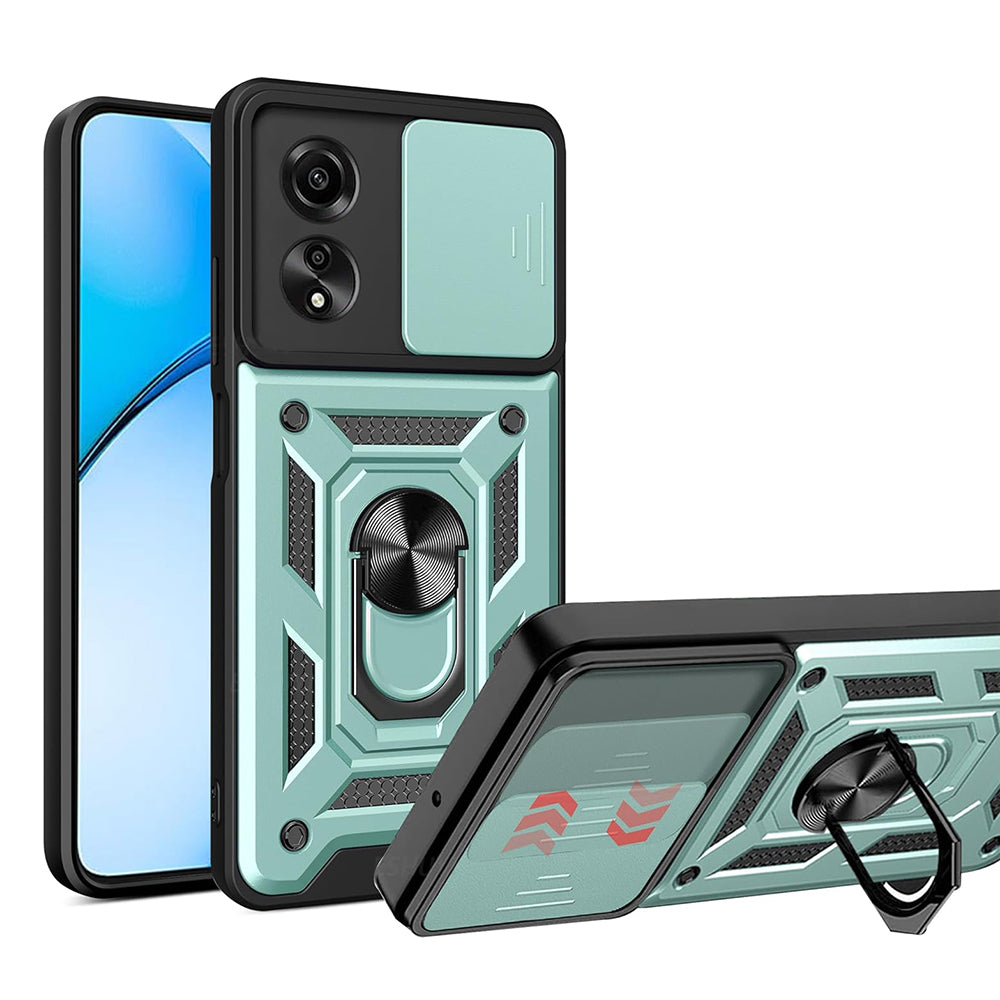 Husa de protectie Techsuit CamShield Series compatibila cu Oppo A60, acoperire spate, verde