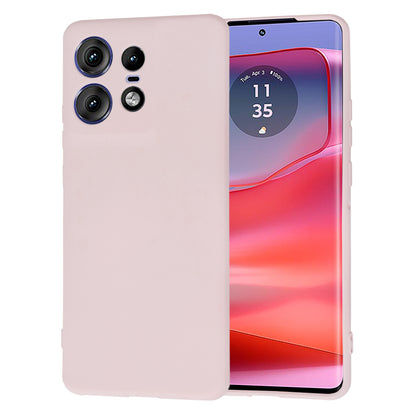 Husa de protectie Techsuit SoftFlex compatibila cu Motorola Edge 50 Pro, acoperire spate, roz pudra