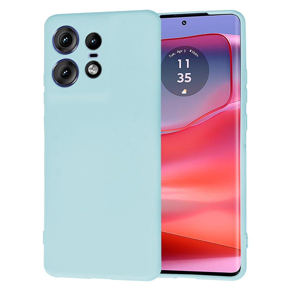 Husa de protectie Techsuit SoftFlex compatibila cu Motorola Edge 50 Pro, acoperire spate, albastru deschis