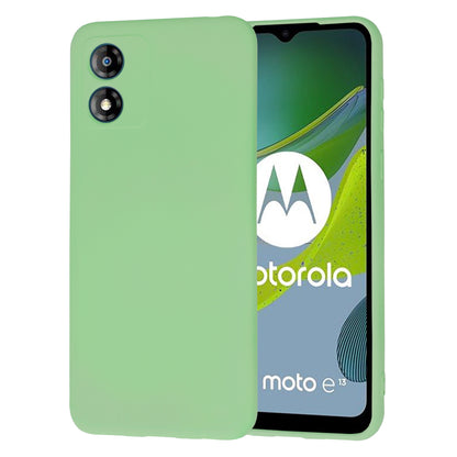 Husa de protectie Techsuit SoftFlex compatibila cu Motorola Moto E13, acoperire spate, verde menta