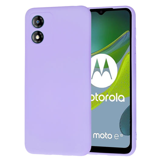 Husa de protectie Techsuit SoftFlex compatibila cu Motorola Moto E13, acoperire spate, violet