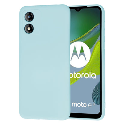 Husa de protectie Techsuit SoftFlex compatibila cu Motorola Moto E13, acoperire spate, albastru deschis