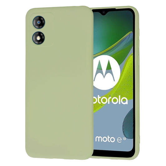 Husa de protectie Techsuit SoftFlex compatibila cu Motorola Moto E13, acoperire spate, verde kaki