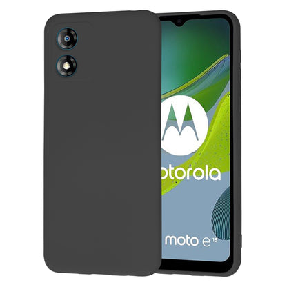 Husa de protectie Techsuit SoftFlex compatibila cu Motorola Moto E13, acoperire spate, negru