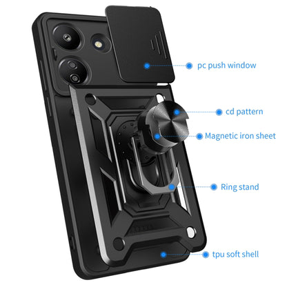 Husa de protectie Techsuit CamShield Series compatibila cu Honor 100 Pro, acoperire spate, verde