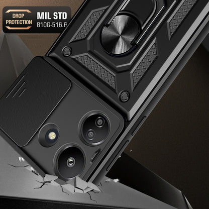 Husa de protectie Techsuit CamShield Series compatibila cu Honor 100 Pro, acoperire spate, rose gold