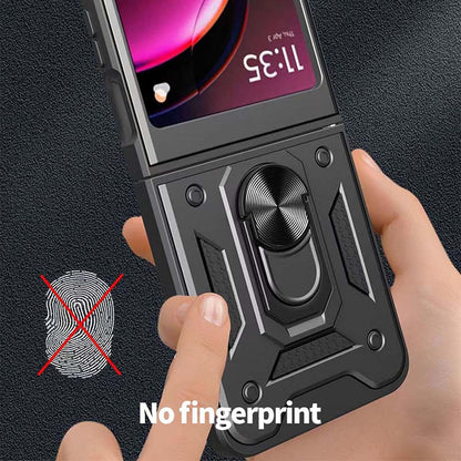 Husa de protectie Techsuit CamShield Series compatibila cu Motorola Razr 50, acoperire spate, negru