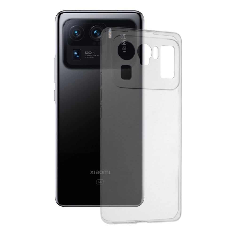 Husa de protectie Techsuit Clear Silicone compatibila cu Xiaomi Mi 11 Ultra, acoperire spate, transparent