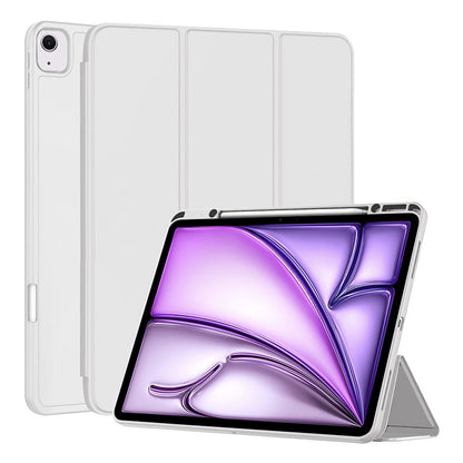 Husa de protectie pentru tableta Techsuit Flex Trifold compatibila cu Apple iPad Air 13 (2024), gri, TPU