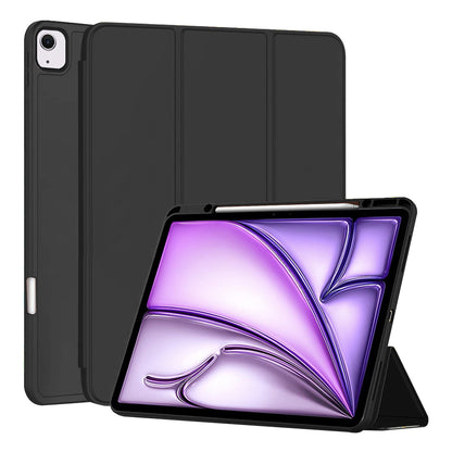 Husa de protectie pentru tableta Techsuit Flex Trifold compatibila cu Apple iPad Air 13 (2024), negru, TPU