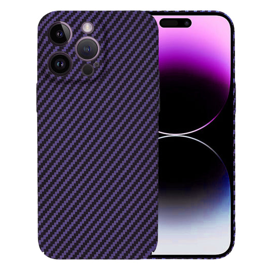 Husa de protectie Techsuit Carbonite FiberShell compatibila cu Apple iPhone 14 Pro Max , acoperire spate, mov