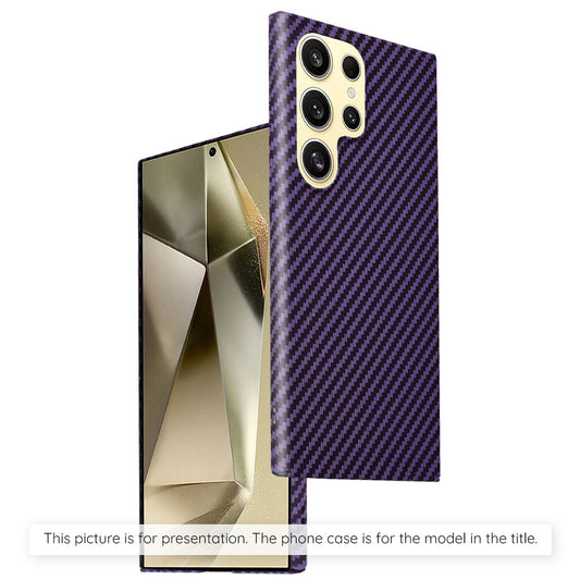Husa de protectie Techsuit Carbonite FiberShell compatibila cu Samsung Galaxy A52 4G, acoperire spate, mov