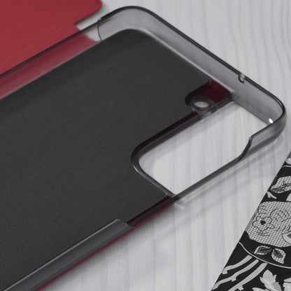 Husa de protectie Techsuit eFold Series compatibila cu Samsung Galaxy S21 FE, acoperire spate, rosu