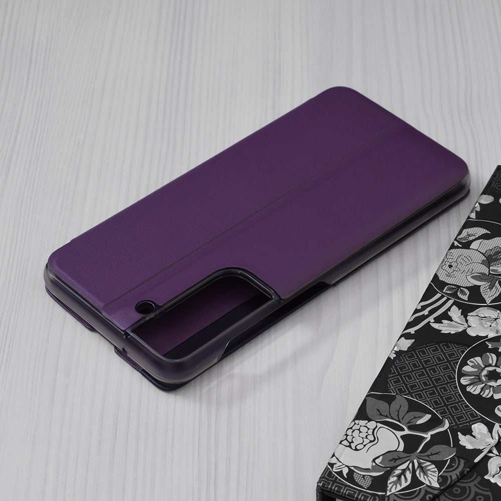 Husa de protectie Techsuit eFold Series compatibila cu Samsung Galaxy S21 FE, acoperire spate, mov