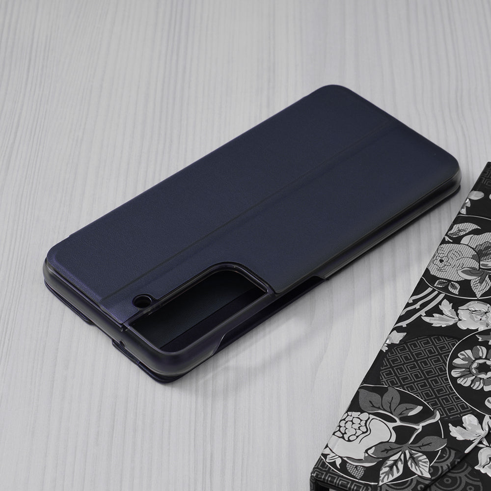Husa de protectie Techsuit eFold Series compatibila cu Samsung Galaxy S21 FE, acoperire spate, albastru