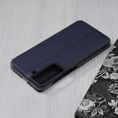 Husa de protectie Techsuit eFold Series compatibila cu Samsung Galaxy S21 FE, acoperire spate, albastru